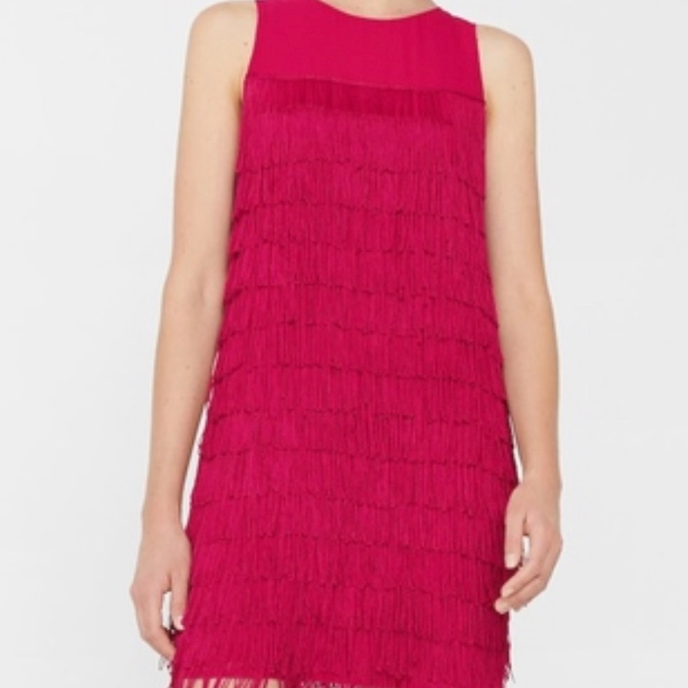 New with tag Flowy Fringed Dress SZ 6